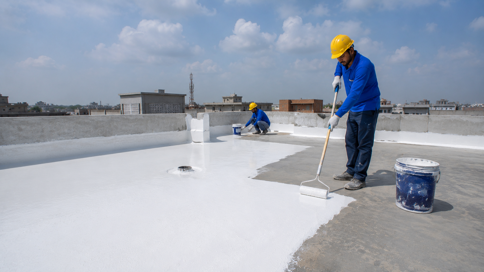Professional roof and terrace waterproofing treatment by ProMax Construction Solutions